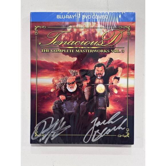TENACIOUS D: THE COMPLETE MASTERWORKS VOLUME 3 BLU-RAY/DVD SIGNED- Jack Black #2